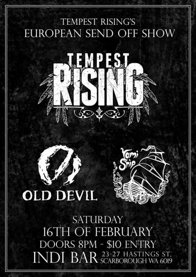 Tempest Rising - European Tour Send Off Show
